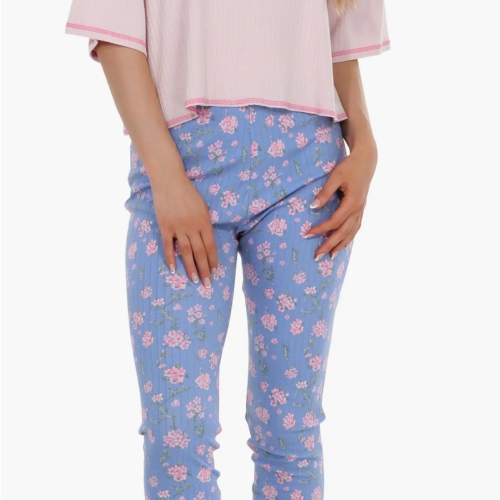 Honeydew Intimates Pink and Blue Floral Set